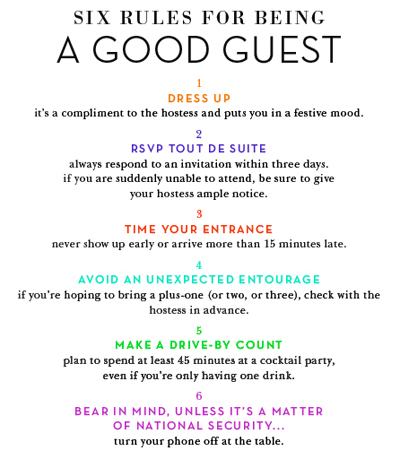 Good Guest Rules